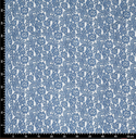 Cotton Lace Stain Dyed Jeansblue