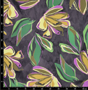 Viscose Stretch Tulip Lines Grey