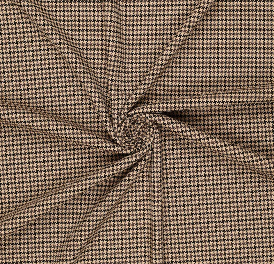 Stretch Stirling Checks Beige/Brown