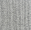 Boordstof Rib Light Grey Melange