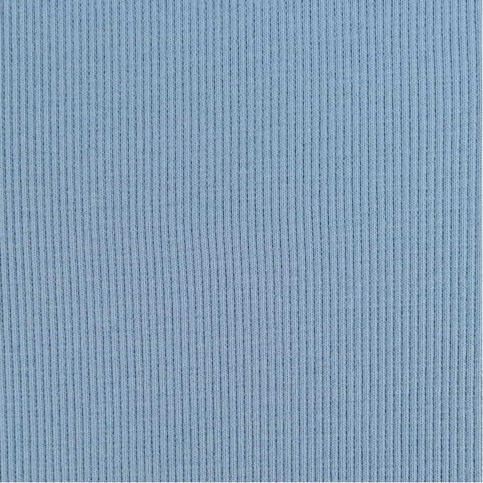 Boordstof Rib Light Jeansblue