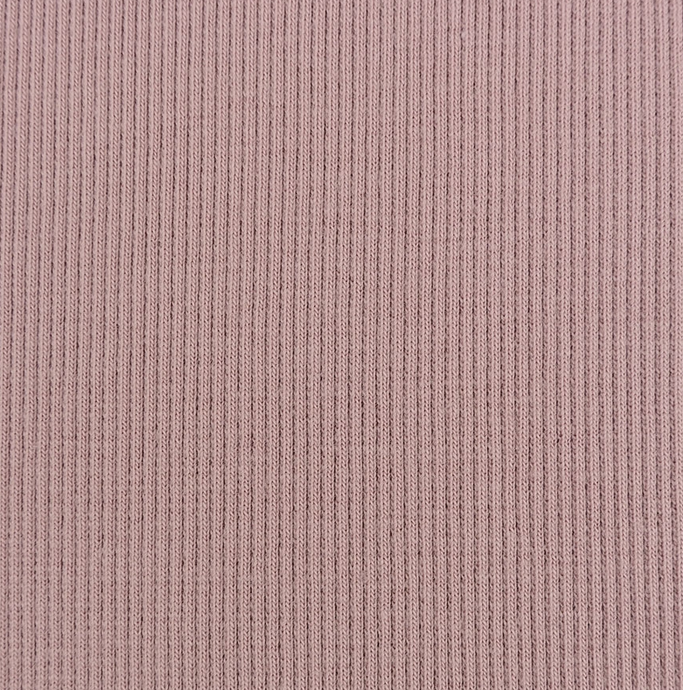 Boordstof Rib Old Rose