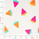 Ribjersey Print Neon Watermelon Multicolor