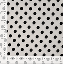 Viscose Twill Print Dots Ecru