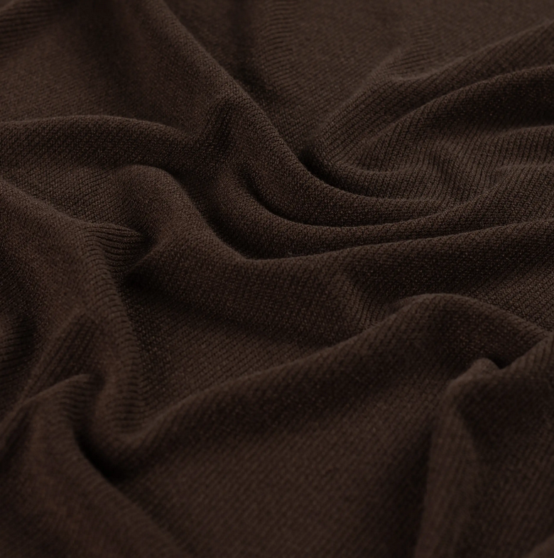 Ribjersey Fancy Knit Brown