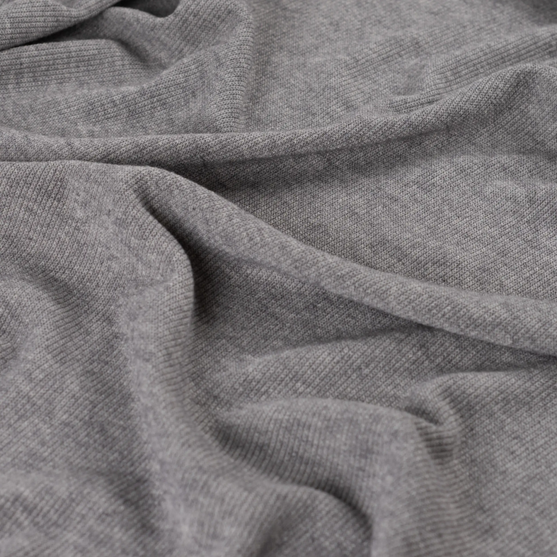 Ribjersey Fancy Knit Light Grey