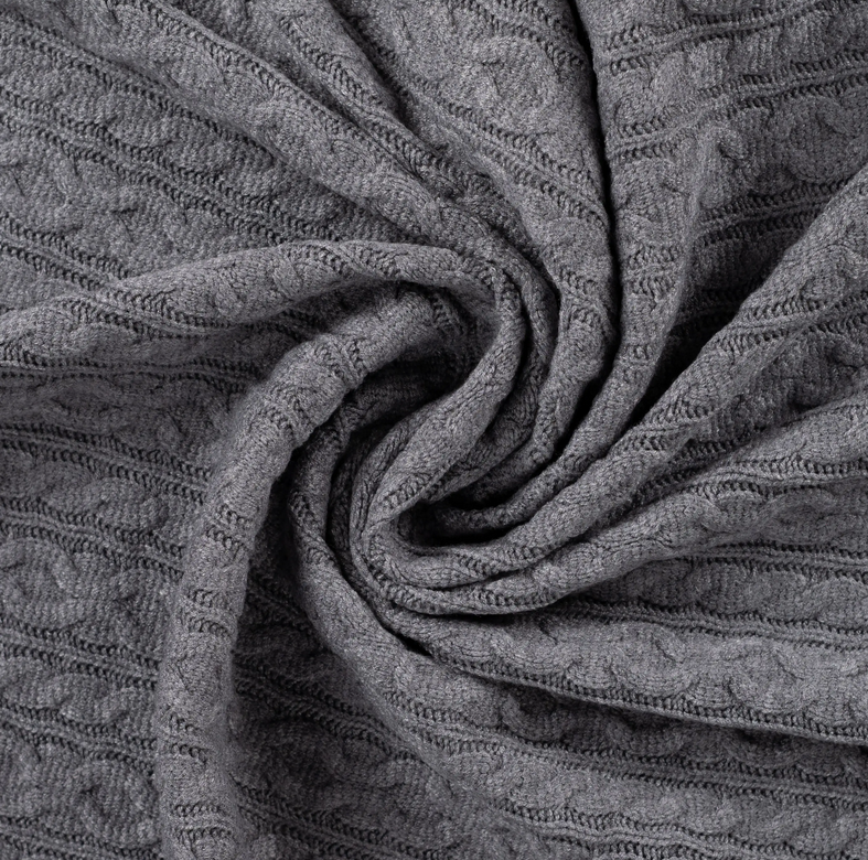 Jersey Nordic Cable Grey