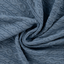 Jersey Nordic Cable Denim Blue
