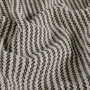 Mantelstof Jacquard Visgraat Navy