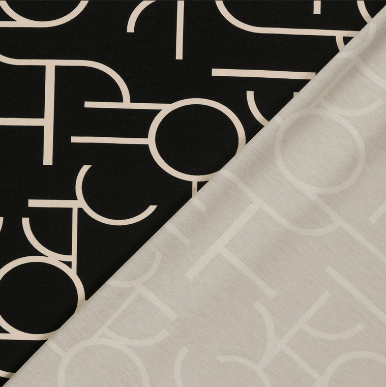 Ponti di Roma Abstract Ecru/Black