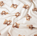 Nicky Digital Print Teddy Ecru