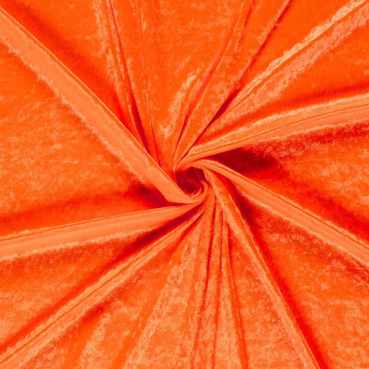 Crushed Velours Oranje