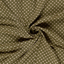 Viscose Satin Retroprint Kaki