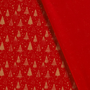 Kerst - Foil Kerstboom - Rood
