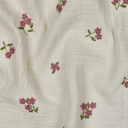 Jennifer Bouron Organische Double gauze Peren - Peach Ochre