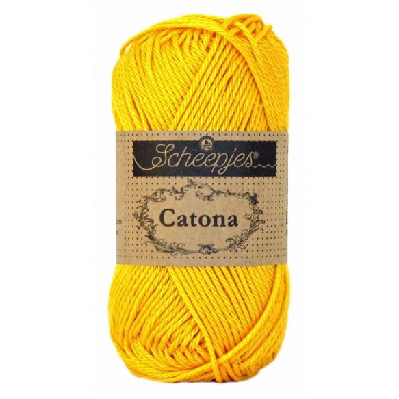Scheepjes Catona 50 Gr -208- Yellow Gold