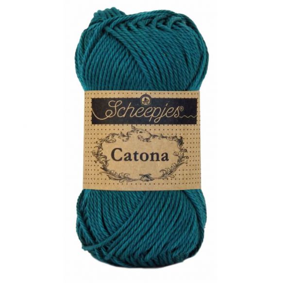 Scheepjes Catona 50 Gr -401- Dark Teal