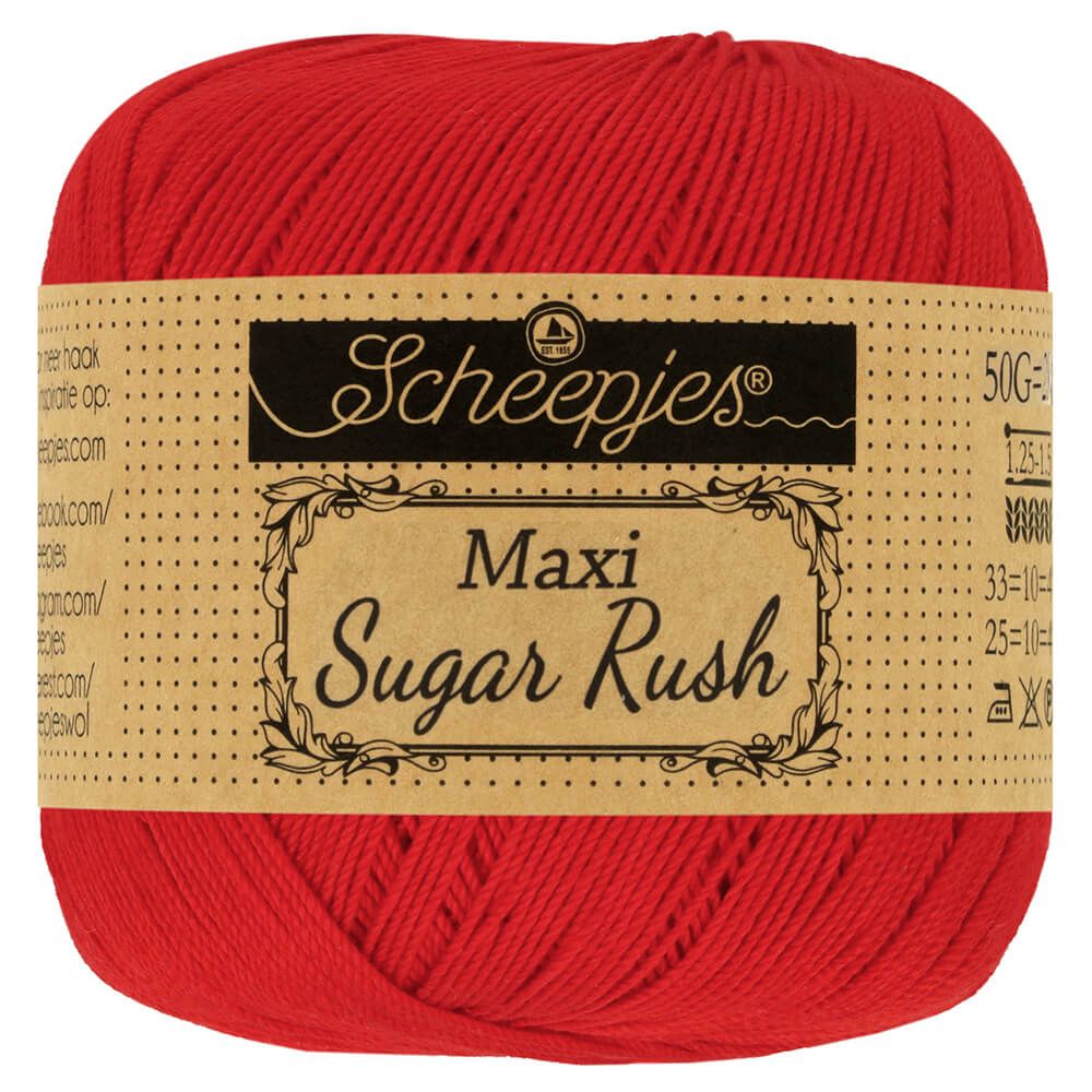 Scheepjes Maxi Sugar Rush 50 Gr -722- Red