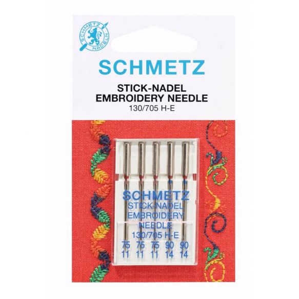 Schmetz Embroidery Nr.75-90