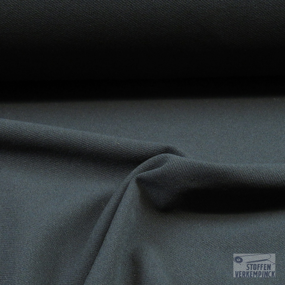 Scuba Twill Crêpe Black