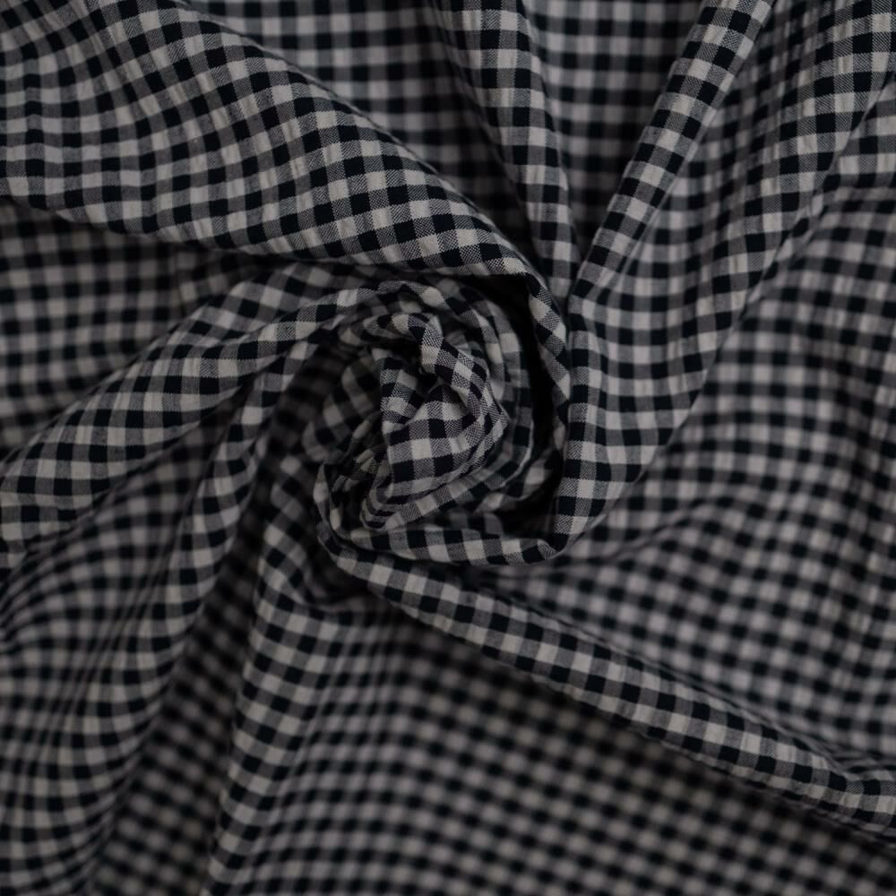 Seersucker Vichy Navy