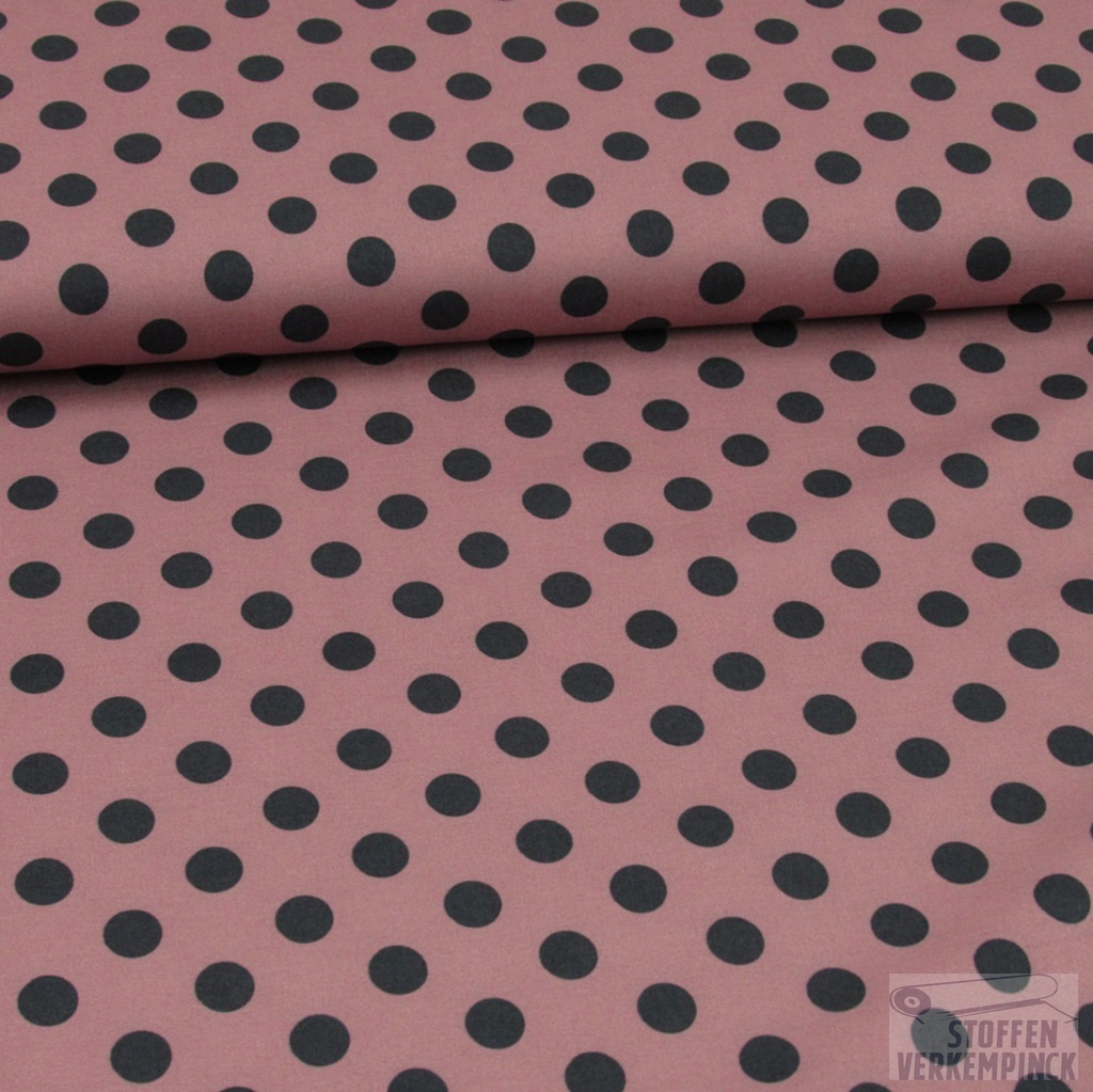 Stretch magnolia dots - rouge