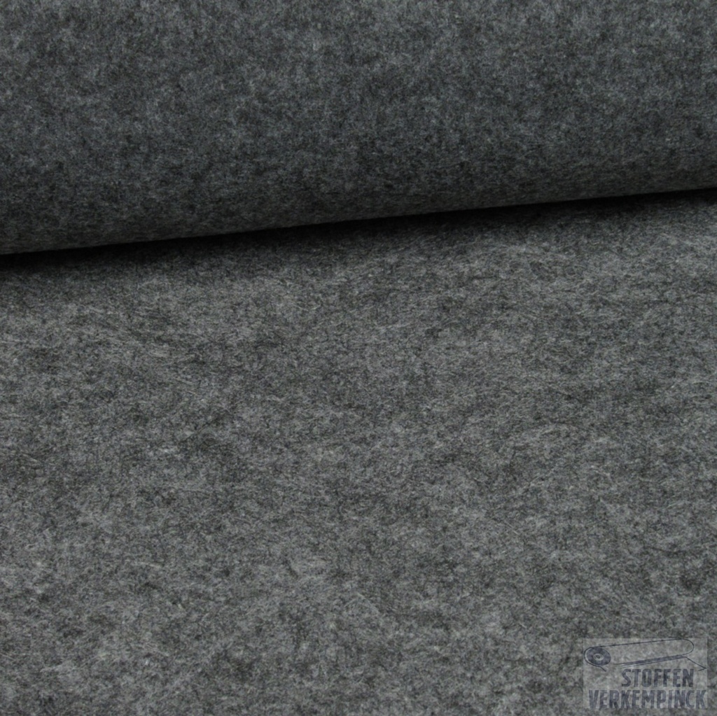 Vilt 1,5mm Donker Grijs Melange
