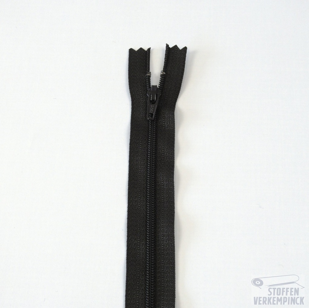 YKK Nylon spiraalrits niet deelbaar -12cm-Koffie