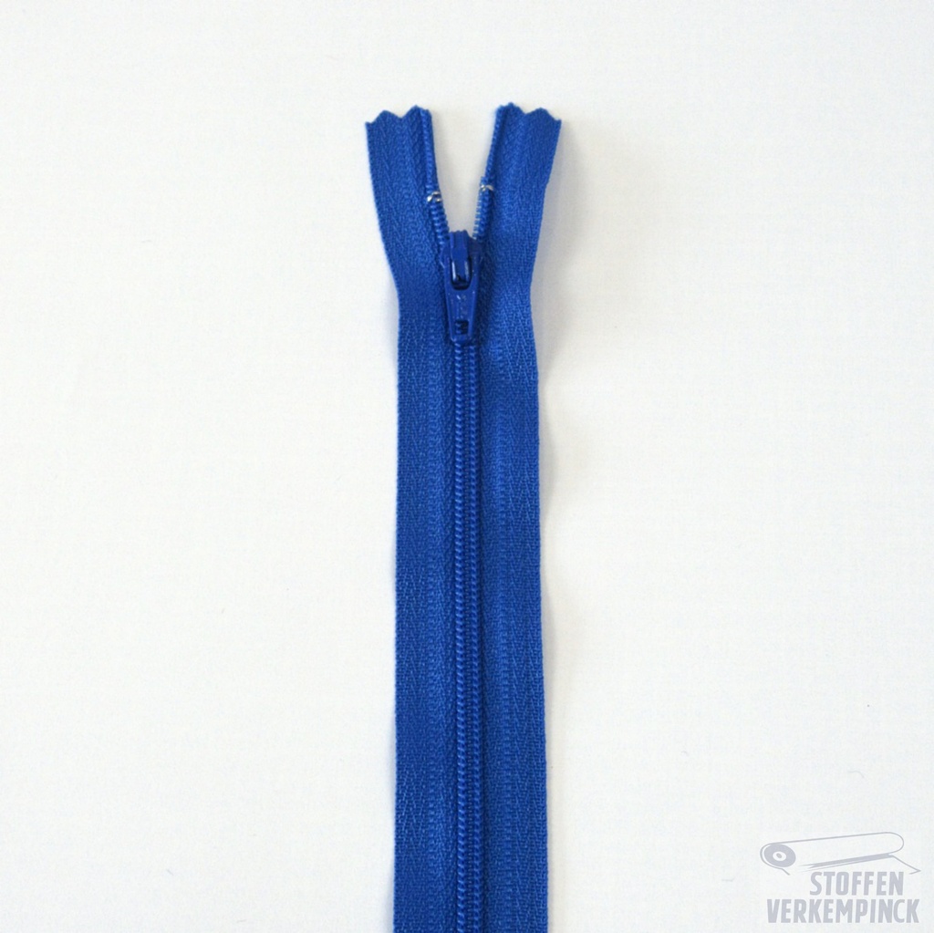 YKK Nylon spiraalrits niet deelbaar -12cm-Royal Blue