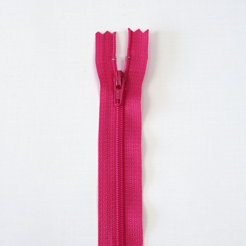 YKK Nylon spiraalrits niet deelbaar -15cm-Fuchsia