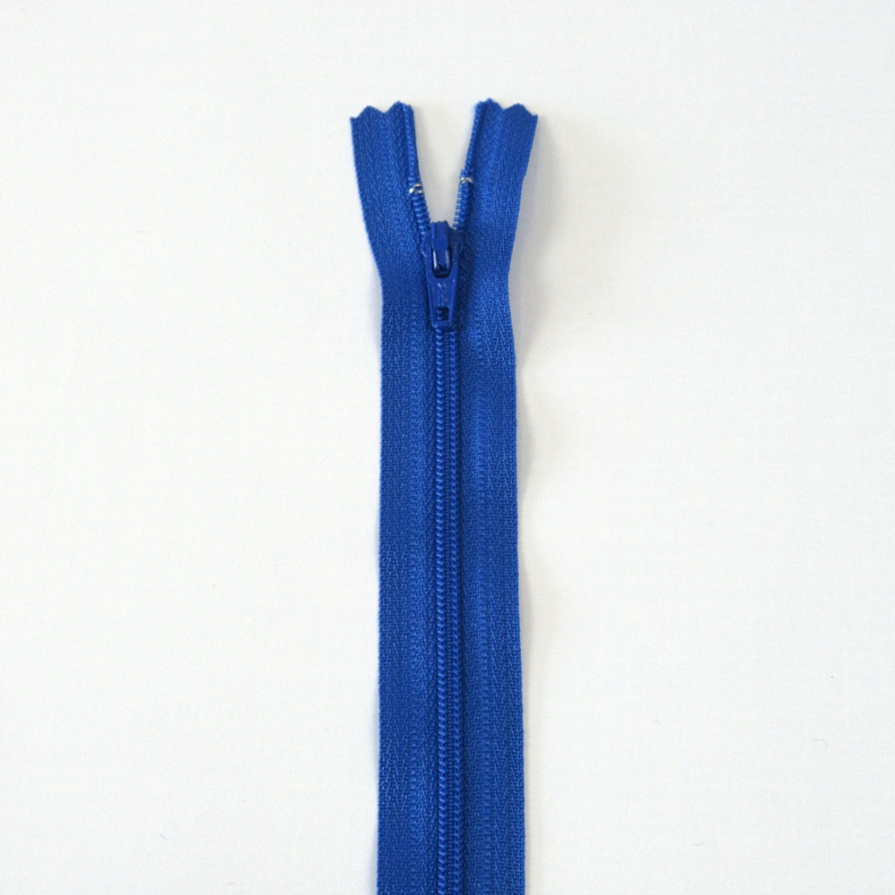 YKK Nylon spiraalrits niet deelbaar -40cm-Royal Blue