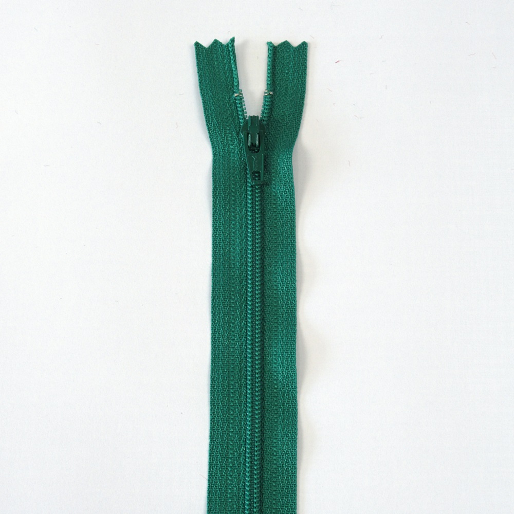 YKK Nylon spiraalrits niet deelbaar -60cm-Groen