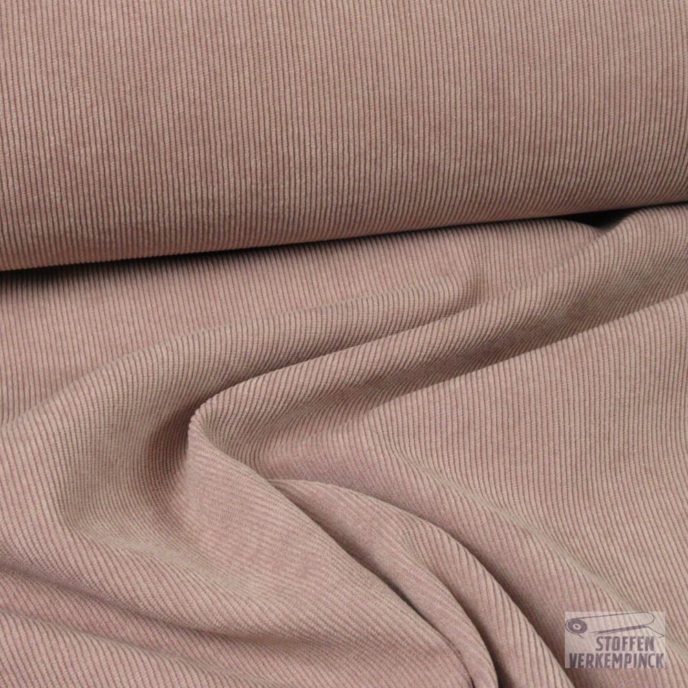 Corduroy Smalle Rib Oud Rose