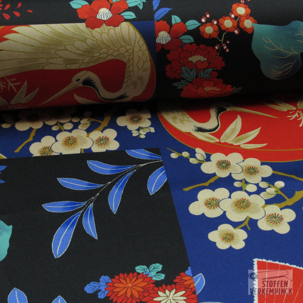 Polyester Print Japans Design