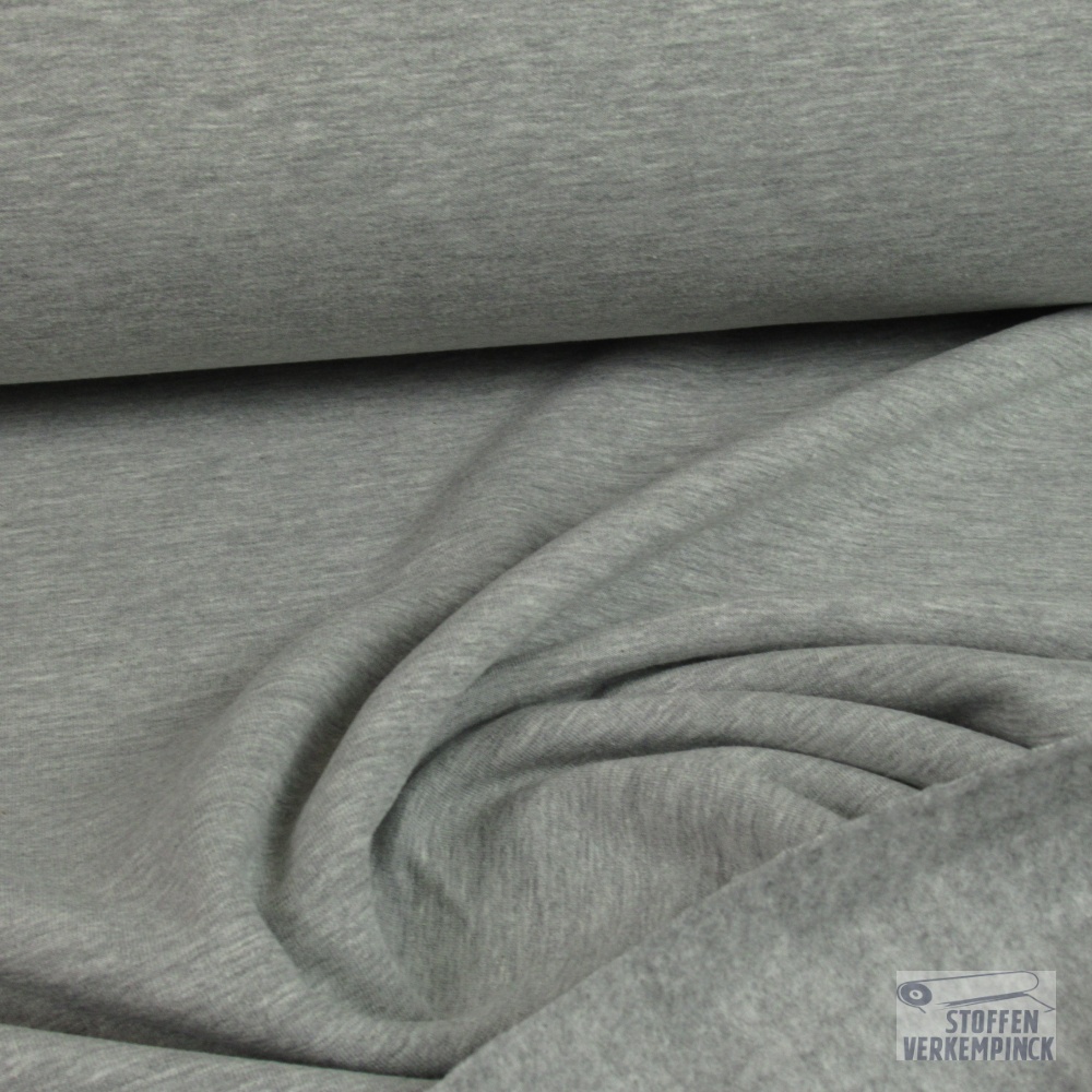 French Terry Brushed Light Grey
