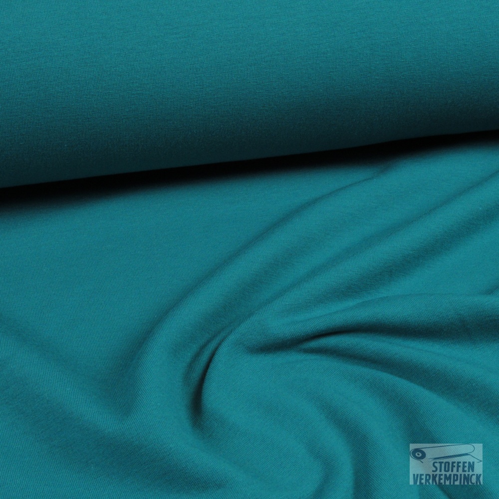 French Terry Brushed Light Petrol