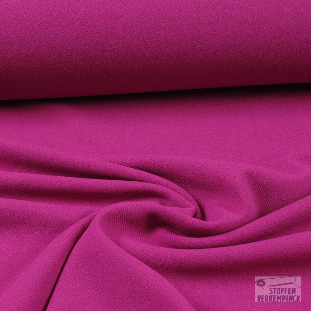 Scuba Twill Crêpe Fuchsia