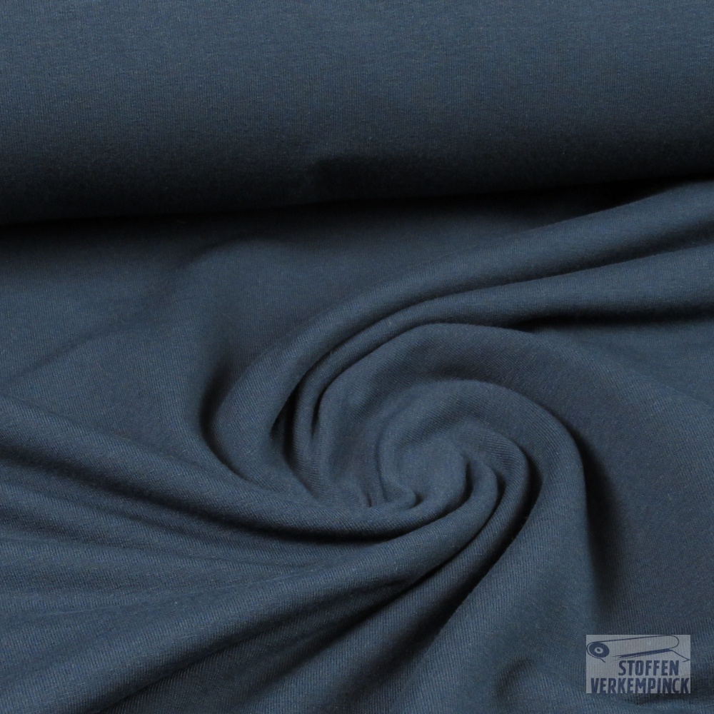 French Terry Brushed Navy