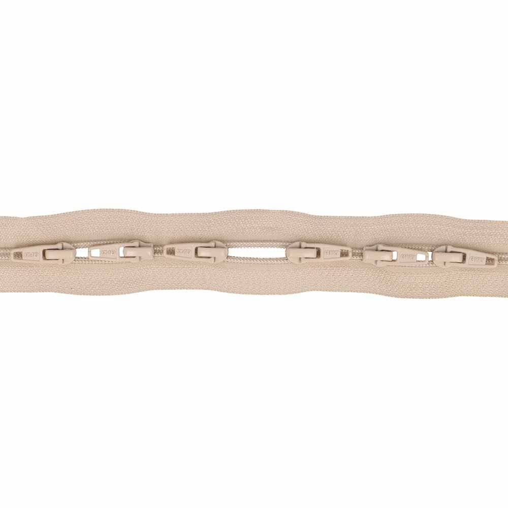 Spiraalrits aan de meter Beige - 3mtr incl. 6 schuivers