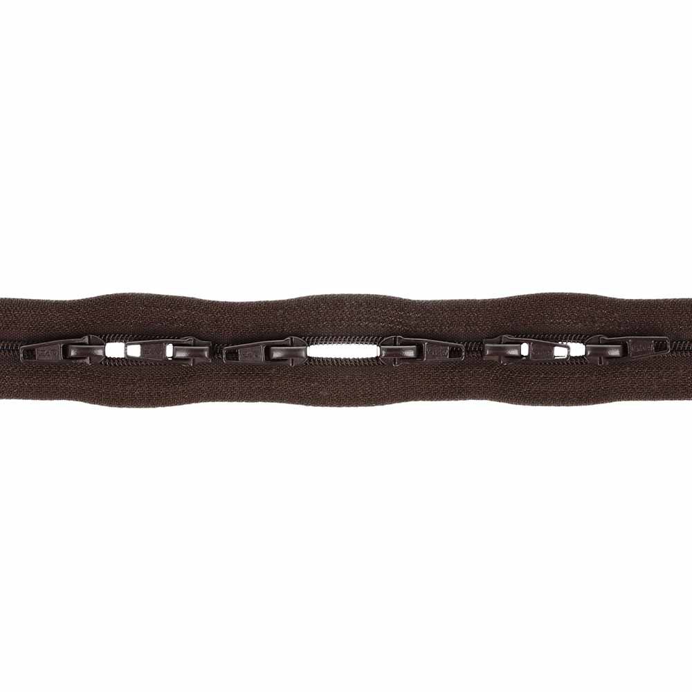Spiraalrits aan de meter Bruin - 3mtr incl. 6 schuivers