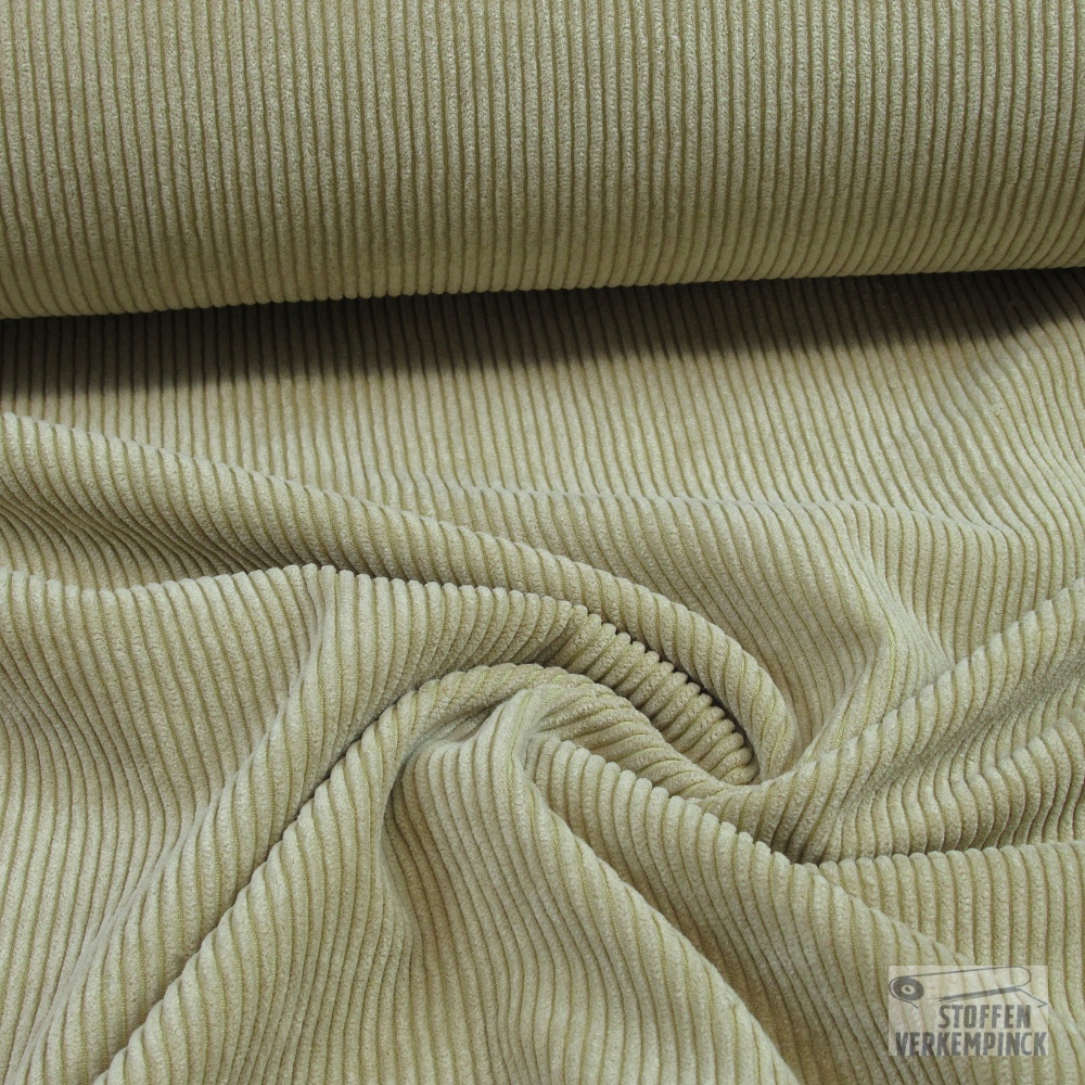 Corduroy Stretch Soepel  Beige