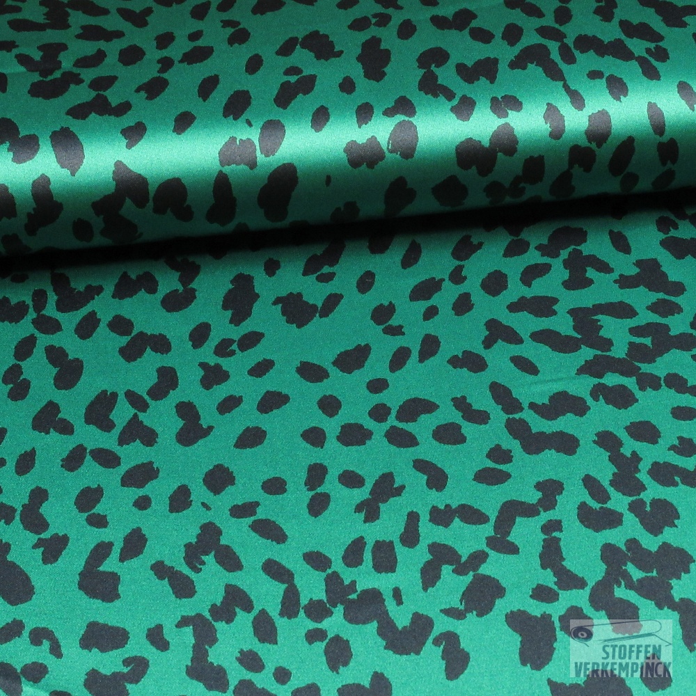 Satijn Animal Groen VERLAAGDE PRIJS