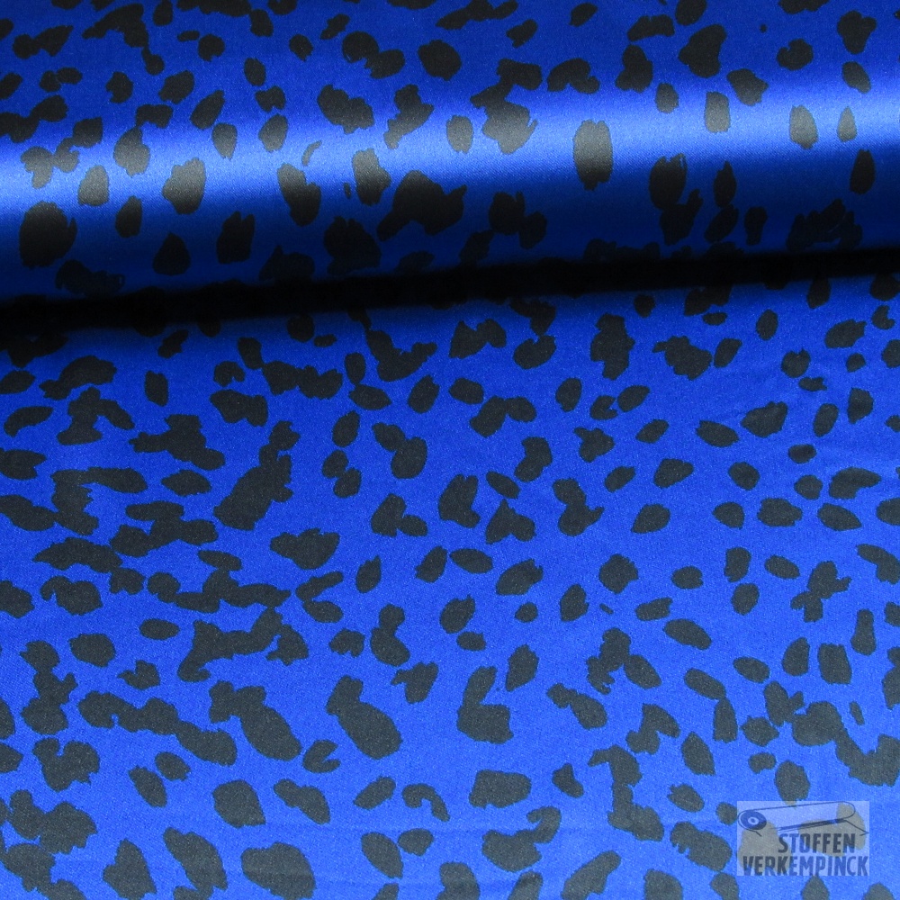 Satijn Animal Kobalt VERLAAGDE PRIJS