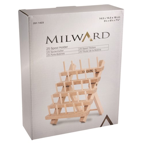 Milward garen organizer beukenhout 25 plaatsen 14,5 x 15,5 x 18cm