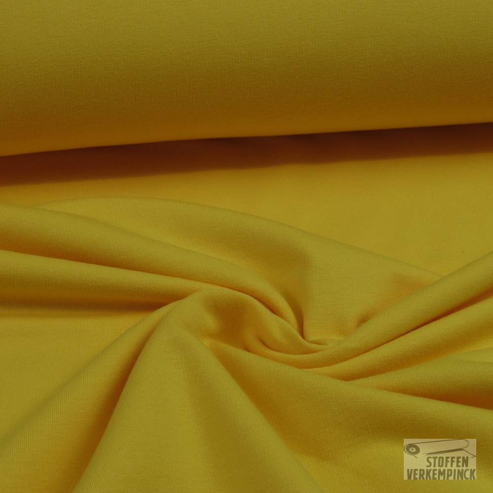 French Terry Brushed Yellow