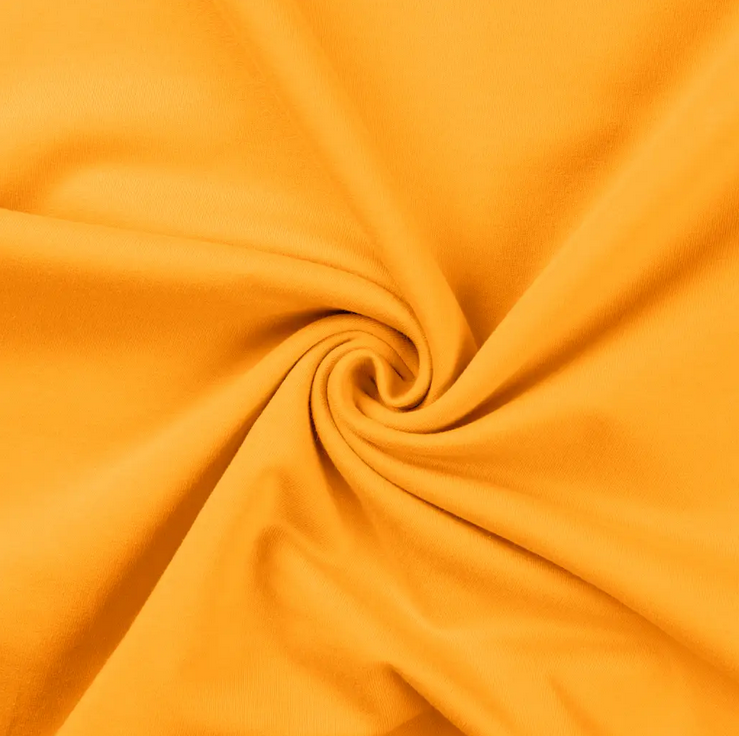 French Terry Brushed Yellow