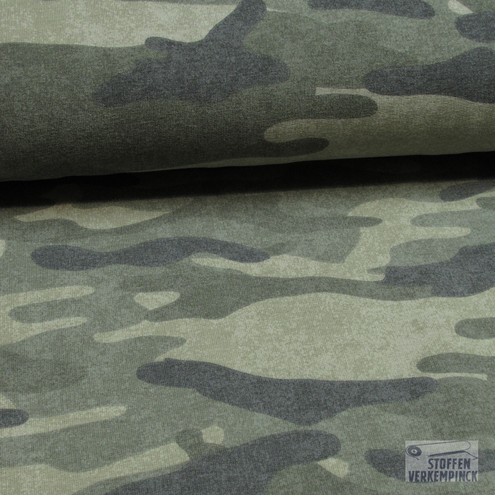 Sweatshirt camouflage - Kaki