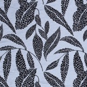 Viscose/ny crepe bloemen indigo