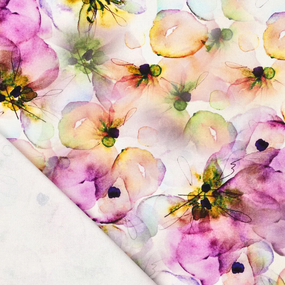 Canvas digitaal aquarel bloom 080