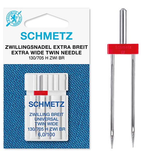 Schmetz Twin 6mm nr 100